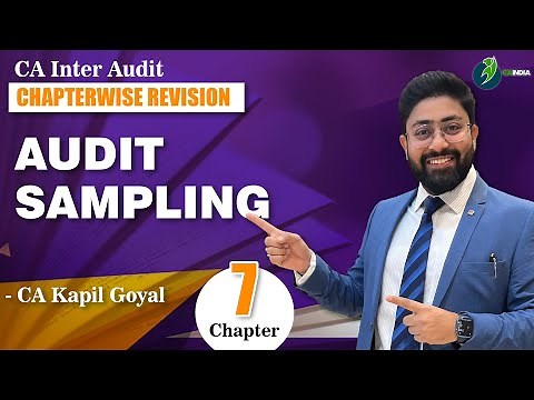 SA 530 Audit Sampling Complete Chapter| CA Inter & Final by CA Kapil Goyal