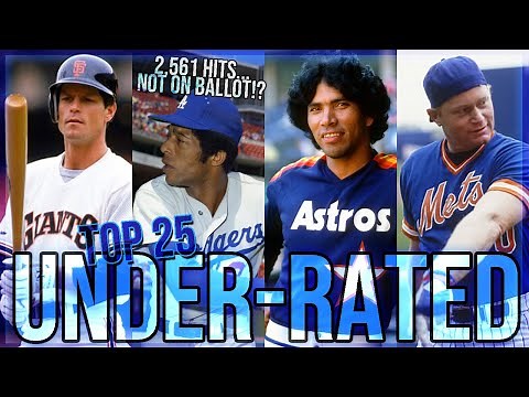 The Top 25 Most UNDER-RATED Players In Modern MLB HISTORY...