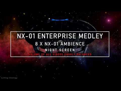 Star Trek Sleep Sounds | Enterprise NX-01 | Night Shift Ambience | ASMR | White Noise | Study, Sleep