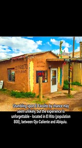 Stumbling upon El Farolito by chance may seem unlikely, but the experience is unforgettable - located in El Rito (population 808), between Ojo Caliente and Abiquiu. This petite restaurant may be compact, but it's overflowing with flavor. The chile relleno and sopaipillas are shining stars on this menu. | New Mexico History/Albuquerque Reminiscing
