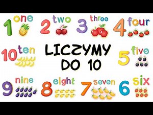 Count to 10. Liczenie do 10 po angielsku. Edukacyjne karty pracy do druku dla dzieci. learning kids