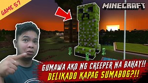 12K views · 752 reactions | Gumawa Ako ng Higanteng Creeper na Bahay - Minecraft 57 | Evo Kaloko | Facebook
