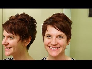 Shannyn Sossamon inspired Haircut // Short Textured Haircut Tutorial
