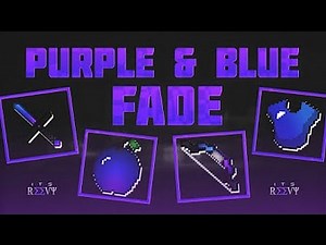 Minecraft Texture Pack - Blue & Purple Fade - [64x64] - 1.7/1.8 - NO LAG