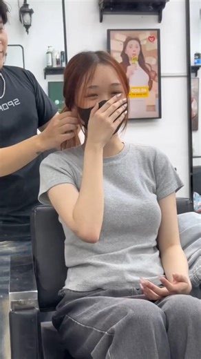korean hair transformation 22 #shorts #trending #explore #tutorial #hairstyle #haircolor