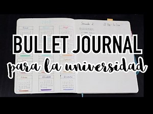 BULLET JOURNAL PARA LA UNIVERSIDAD / UOC | Christine Hug