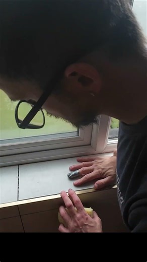 Tiling a Window With Reversed Tile Trim