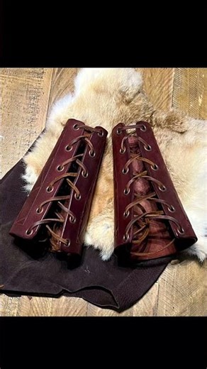 ⚔️ Handcrafted Leather Bracers – Medieval & Fantasy Inspired ⚔️