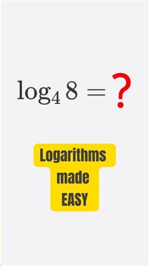 Solve this Logarithm without a Calculator #maths #logarithms #satprep