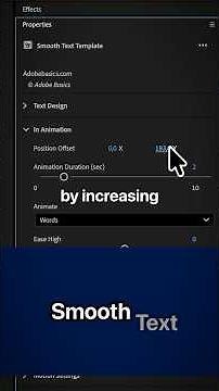 How To Make Smooth Text Subtitles in Premiere Pro