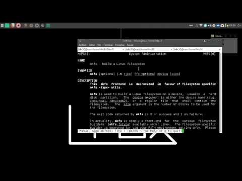 Terminal Linux - Formateo de pendives, USB, Disco externo con mkfs