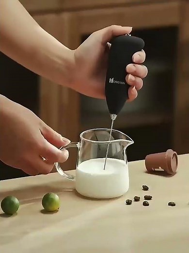 vizyco.com/milk-frother | Electric Milk Frother Handheld Mini Electric Mixer Egg Beater Milk Frother