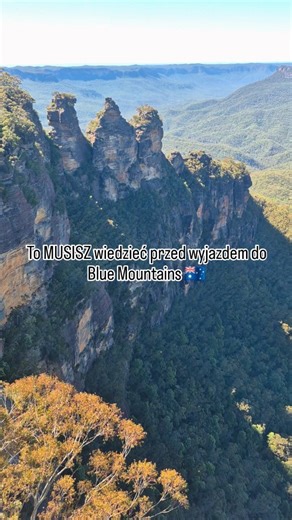 kropka na mapie on Instagram: "Blue Mountains czyli Góry Błękitne. Park narodowy położony niedaleko Sydney w Australii 🇦🇺 To teren parku narodowego, który jest OGROMNY... Można spędzić na miejscu nawet kilka dni i nawet nie zobaczyć wszystkiego... Oto co musicie wiedzieć, za nim udacie się na wycieszkę w to miejsce... Największe atrakcje Blue Mountains Kategoria: PUNKTY WIDOKOWE I FORMACJE SKALNE 🔹 Echo Point & Trzy Siostry Klasyczny punkt widokowy na formację skalną Three Sisters i rozległą
