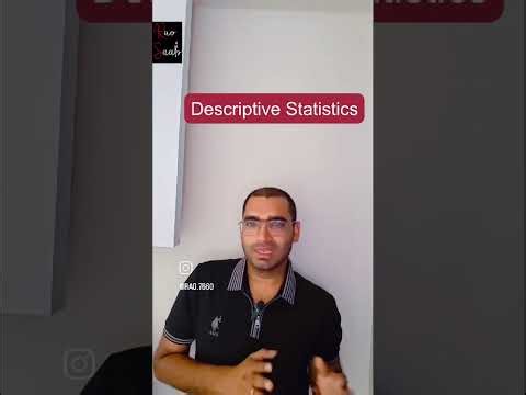 DS/ML Interview Q1: Explain Descriptive Statistics In Detail?