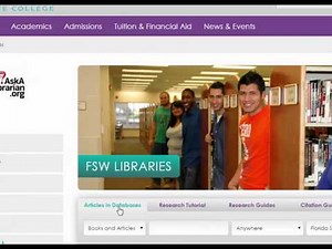 FSW Libraries: Citations and Citation Tools at the Library