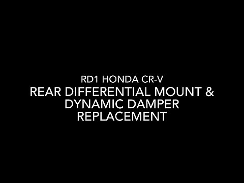 RD1 Honda CR-V Rear Differential Mount & Dynamic Damper Replacement