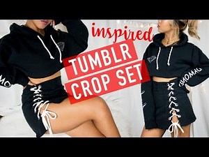 DIY TUMBLR SWEATER TWO-PIECE SET | DIY | Nava Rose