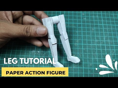 HOW TO MAKE LEGS | PAPER ACTION FIGURE | HOW TO MAKE LEGS PAPER ACTION FIGURE
