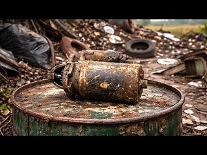 Rusty Starter Motor Full Restoration From Junkyard to Working Again