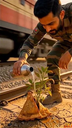 एक भारतीय ऑफिसर मेट्रो से समोसा खाकर रेगिस्तान में फेंक देता है… 🌵 रात