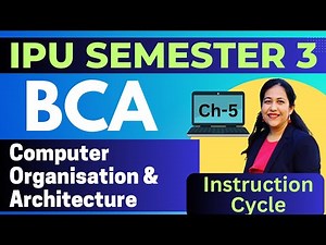 Instruction Cycle & Type of Instructions | Computer Architecture & Organisation | Ch-5 Morris Mano