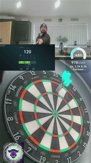 180 on my new webcam set up 💥 🎯