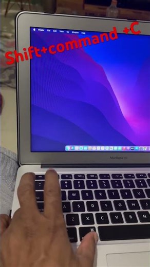 Open My computer in Macbook:- Shift+Command +C ……#shorts #computer #macbookair