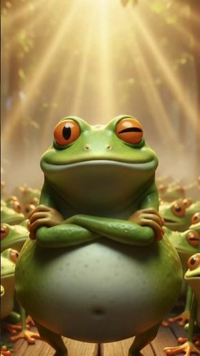 When Frogs Try to Act Tough! 🐸 Funny 3D Animation Short