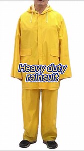VS1002 Heavy Duty 0.30mm PVC/polyester/pvc  Rainsuit