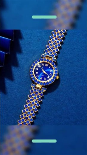 6PCS Women’s Rhinestone Watch & Jewelry Set – Elegant, Sparkling & Gift-Ready