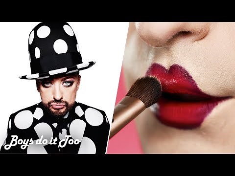 BOY GEORGE CLUB KID-INSPIRED MAKEUP TUTORIAL, AN ODE TO THE 80s | Boys Do It Too