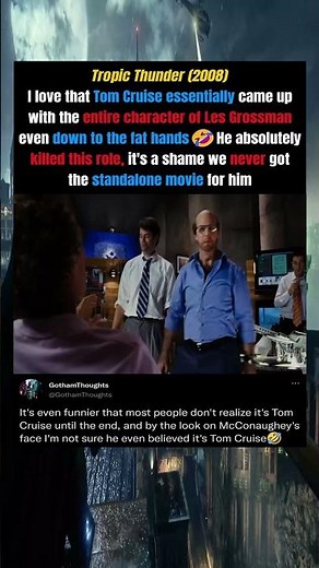 Tom Cruise Created Les Grossman | Tropic Thunder (2008)