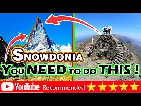 SNOWDON, Snowdonia National Park, hike to the SUMMIT Via PYG Track, #snowdon #mountainview