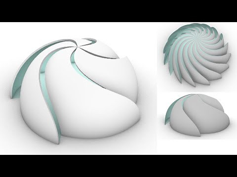 Parametric dome in Grasshopper | Maelstrom shape