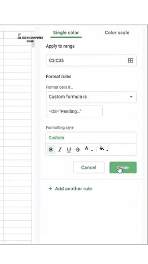 How to make a Task Tracker in GSheets💯🚀 #Excel #Microsoft #fblifestyle #short #GoogleSheets | DK TECH Computer GYAN