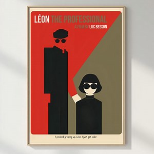 Léon the Professional Poster | Wall Art Print | Classic Movie Poster (digital Download) - Etsy