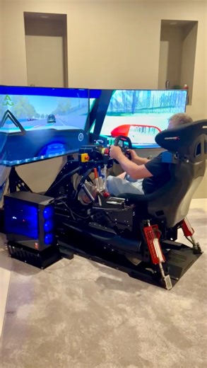 Premium Motion + Haptic Racing Simulators on Instagram: "THIS is next-level driving. Chasing podiums or shaving seconds? Our fully custom racing simulators are built to take you there. 🌐 everythingSimulated.com.au DM to build your custom simulator today. Tailor it to your budget and racing style. Based on the Gold Coast, shipping Australia-wide. #EverythingSimulated #SimRacingRig #MotorsportLife #GoldCoastSimulators #RaceSimulator #SimSetup #iRacing #AssettoCorsa #GranTurismo7 #SimRigSetup #Gol