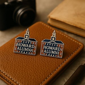 Howard Alumni Founders Library Lapel Pin - Etsy