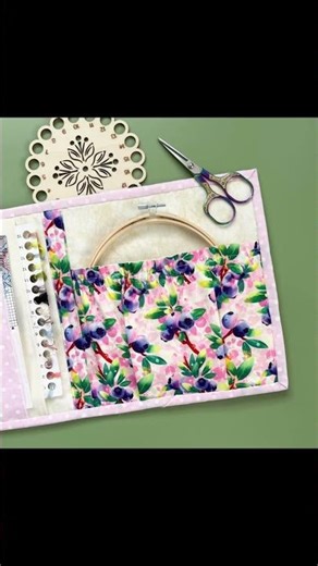 Cross stitch project bag #crossstitching #loopstitch #flosstube #diynstitch