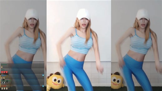 [twitch] 韩国女主播 berry 跳舞片段