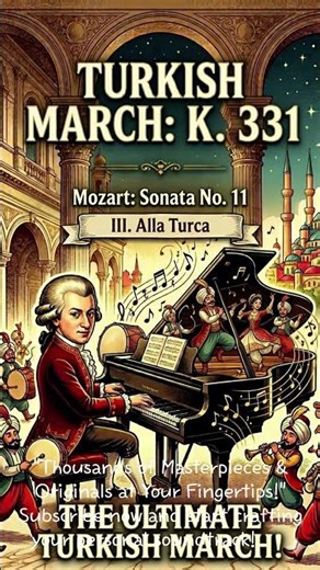 Finally! The Iconic "Turkish March" 🥁(드디어! 전설의 "터키 행진곡" 🥁)