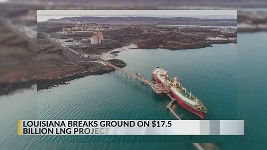 Woodside Energy breaks ground on $17 billion LNG project in Sulphur