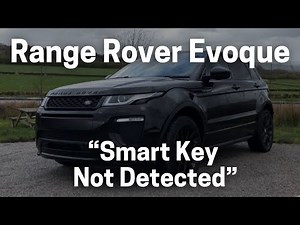 How To Start A 2019 Range Rover Evoque Using The Emergency Start Function
