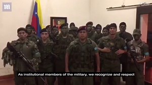 Venezuelan group declare rebellion against President | Daily Mail Online