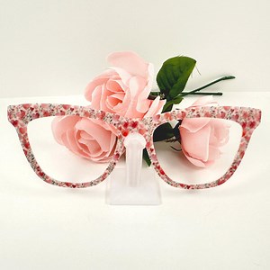 Handcrafted Hearts and Flowers Toppers - Magnetic Eyewear Toppers - New V-split Design - Etsy