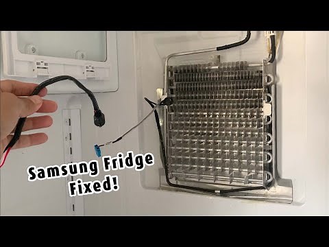 Samsung Refrigerator - Thermostat and Defrost Heater Removal and Replacement