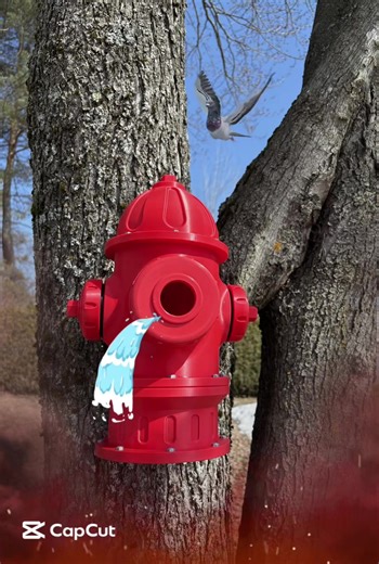Bird house #crazy3dcreations#fire #firefighter #birds#birdshouse#outdoors #spring