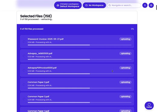 AI-powered Invoice Extraction