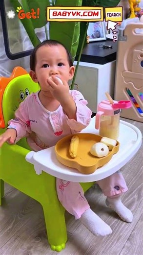 2-in-1 Baby Chair: Transformable Stool & Dining Chair for Any Occasion #NewParents #Babyshort