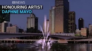 This is what happened to Queen Elizabeth II's fountain in the Brisbane River